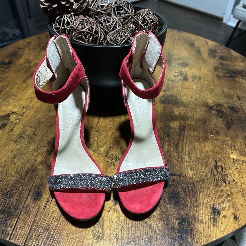 Elegant Red Women's Heels